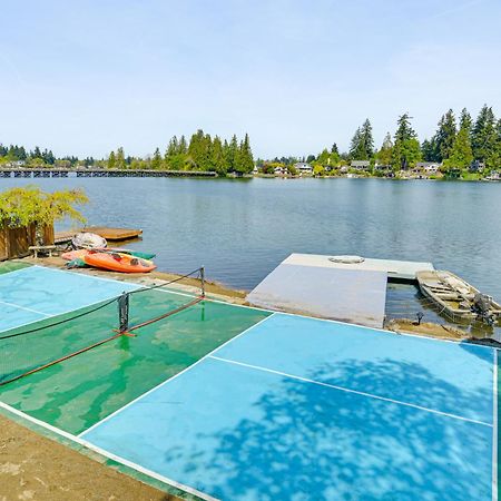 Tacoma Home On Steilacoom Lake With Dock! Ngoại thất bức ảnh