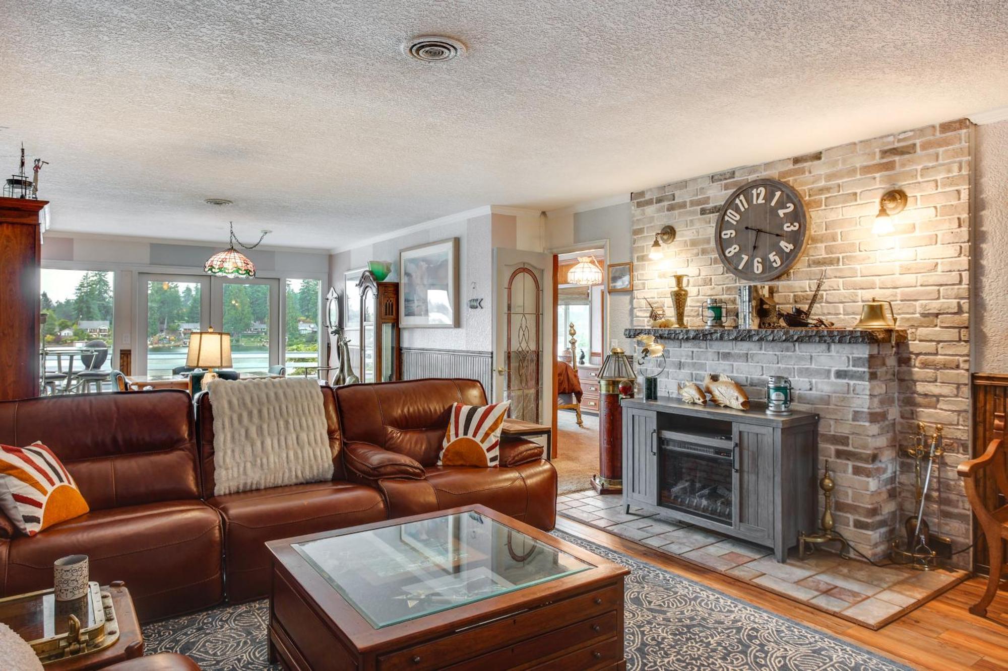 Tacoma Home On Steilacoom Lake With Dock! Ngoại thất bức ảnh