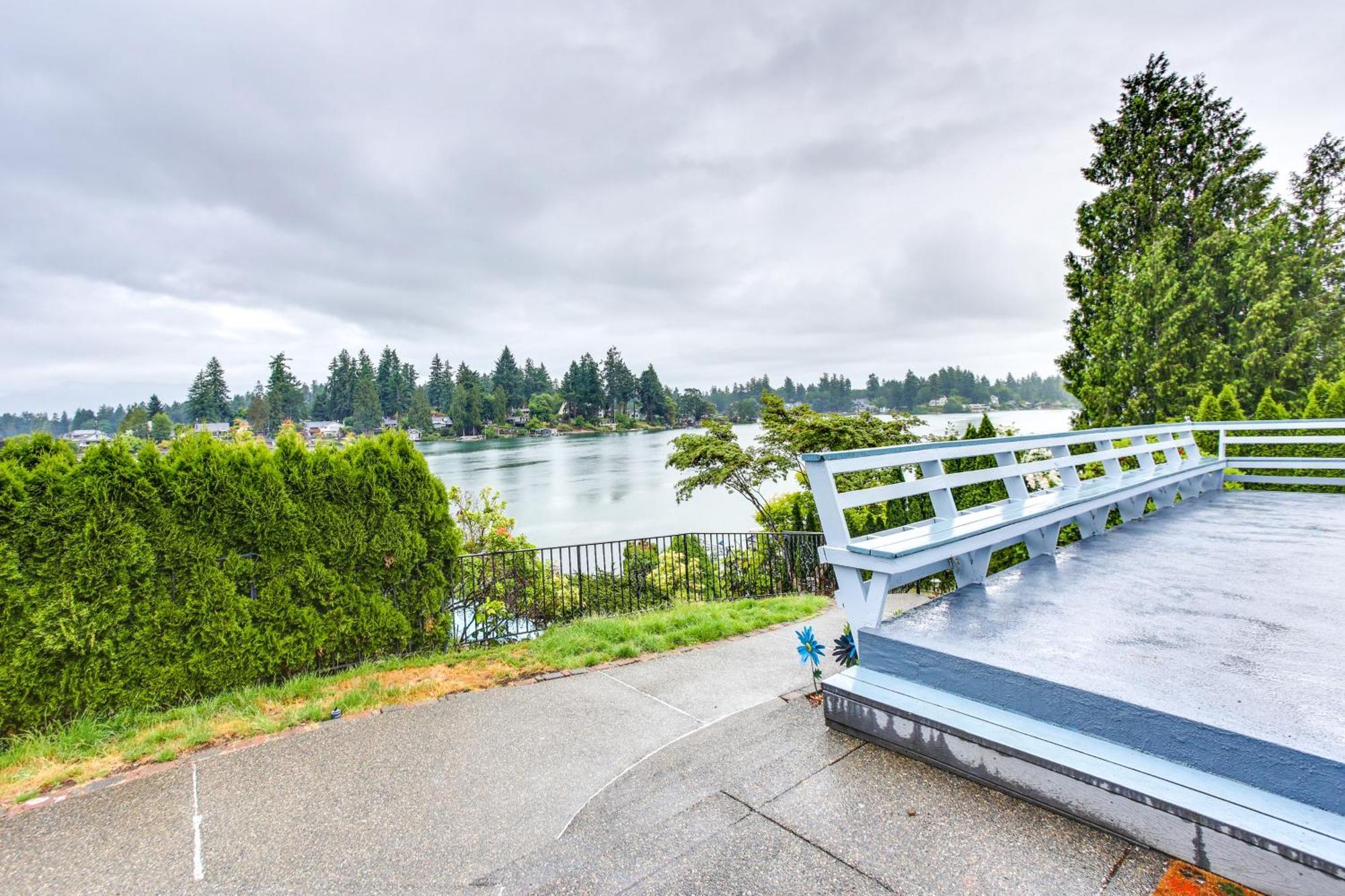 Tacoma Home On Steilacoom Lake With Dock! Ngoại thất bức ảnh