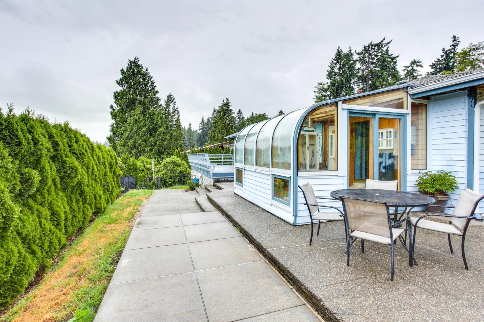 Tacoma Home On Steilacoom Lake With Dock! Ngoại thất bức ảnh