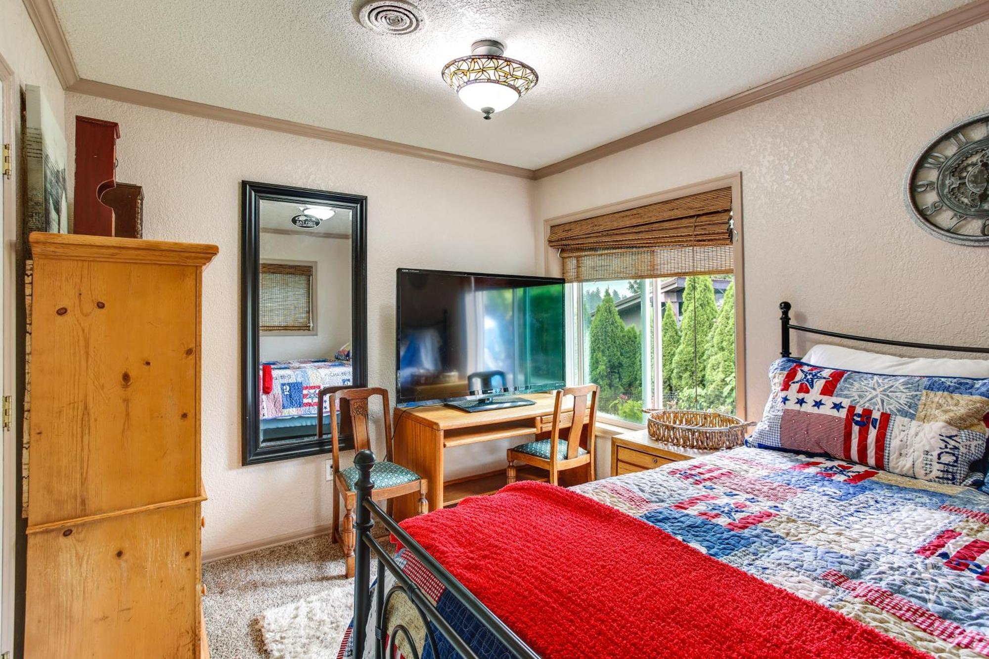 Tacoma Home On Steilacoom Lake With Dock! Ngoại thất bức ảnh